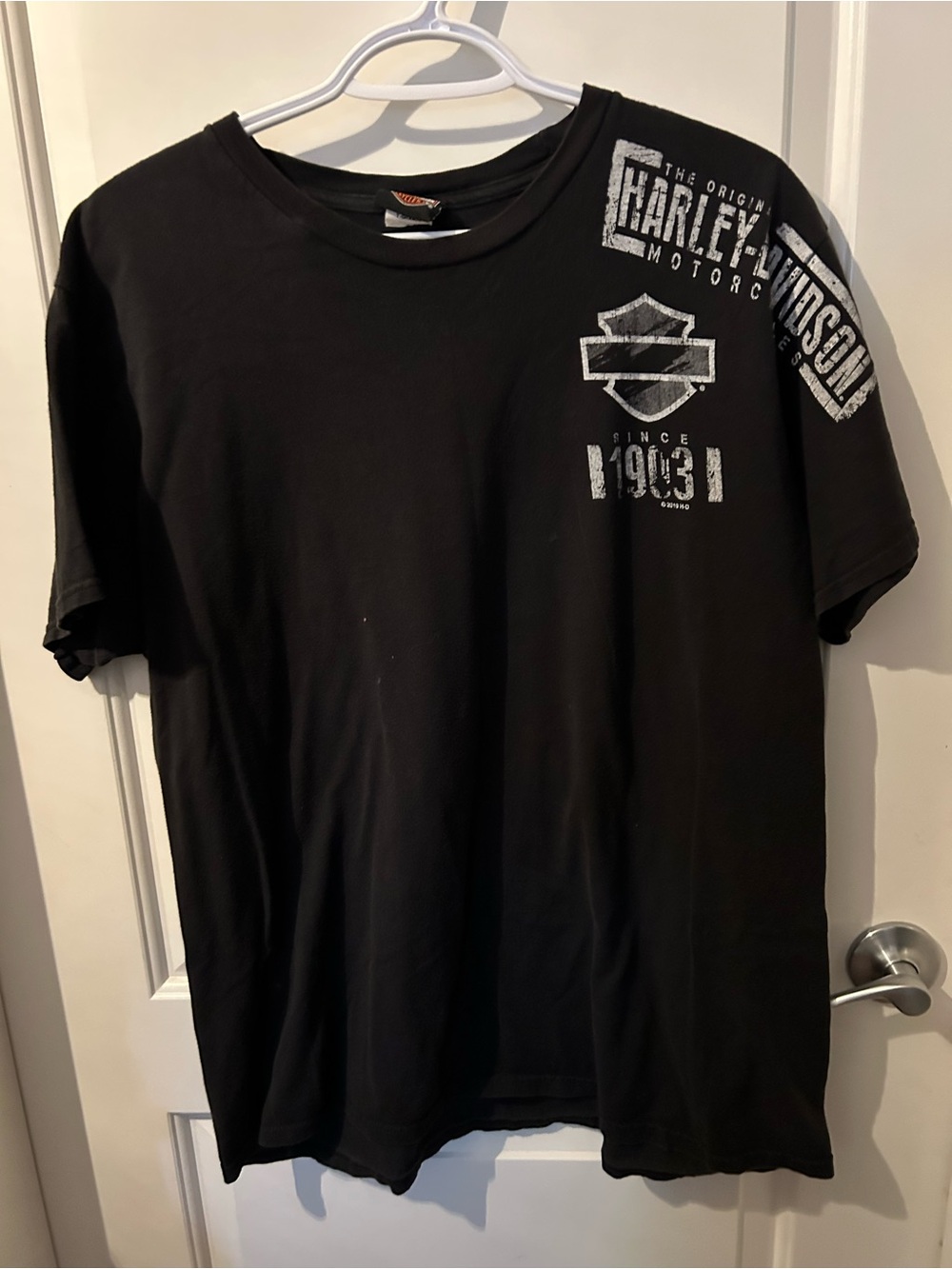 Harley-Davidson Men's Black Graphic T‑Shirt XL Mighty Peace